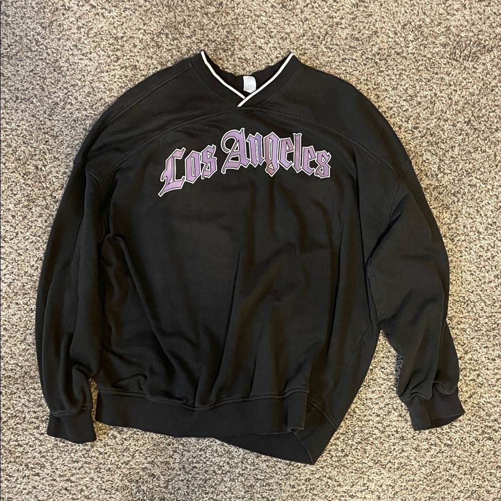 Black V-Neck Sweater